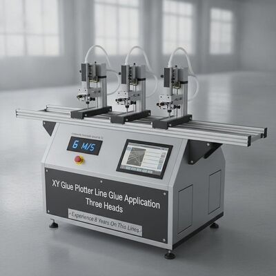 XY Glue Plotter Μηχανή κολλήματος CNC με συνεχώς επιλέξιμη ταχύτητα έως και 6 M/S Τρεις κεφαλές και 24h χρόνος εργασίας