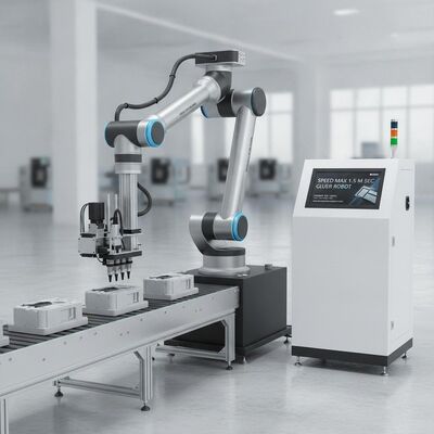 1.5 M/Sec Ταχύτητα 0,6-0,8Pa Πίεση XY Glue Plotter CNC Gluer με ζεστό λιώσιμο και κρύα κόλλα σε μία λειτουργία