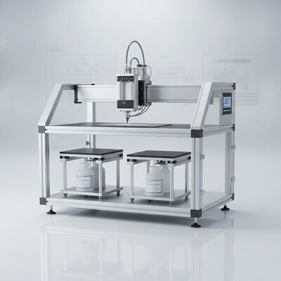 XY κόλλας Plotter με αυτόματη ρύθμιση ύψους ανελκυστήρες τραπέζια και 24h χρόνο εργασίας παρέχοντας ρυθμιζόμενο όγκο κόλλας